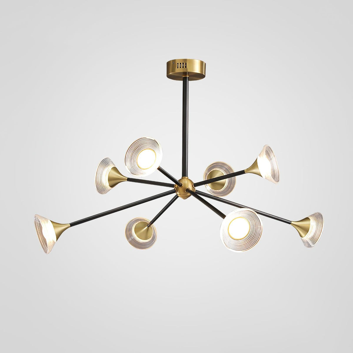 Kesterford Acrylic Chandelier-Moonnatur