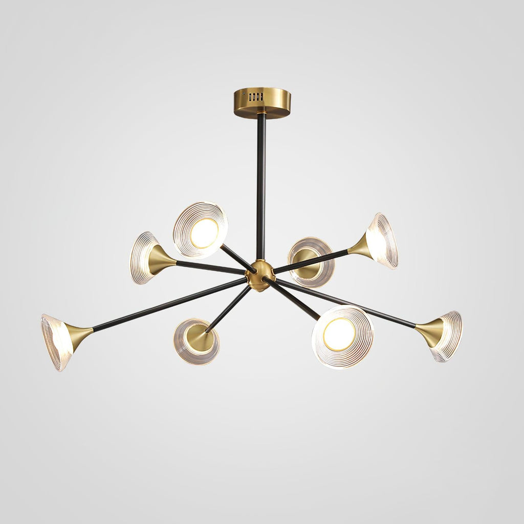 Kesterford Acrylic Chandelier-Moonnatur