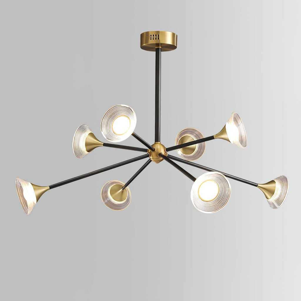 Kesterford Acrylic Chandelier-Moonnatur