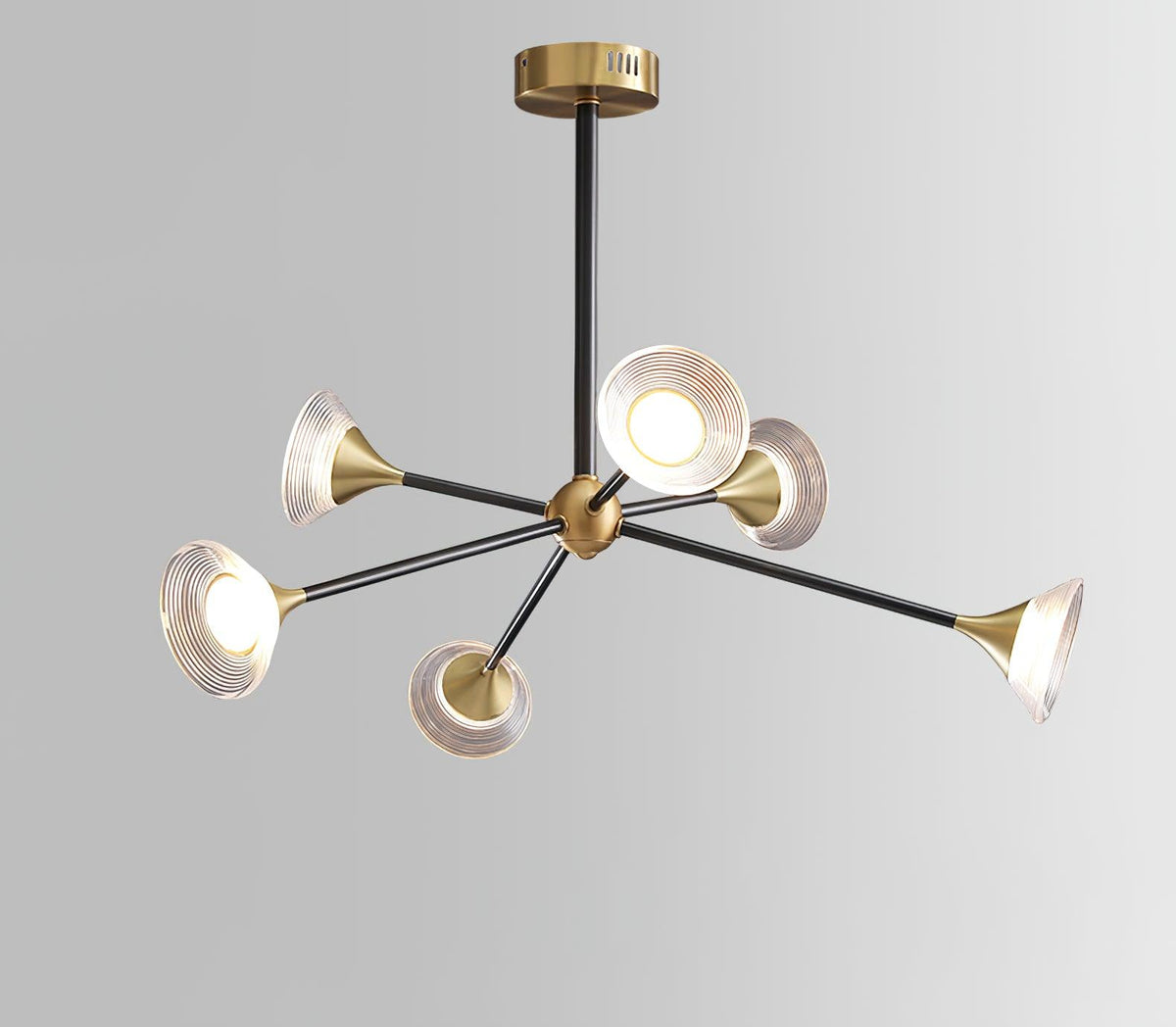 Kesterford Acrylic Chandelier-Moonnatur