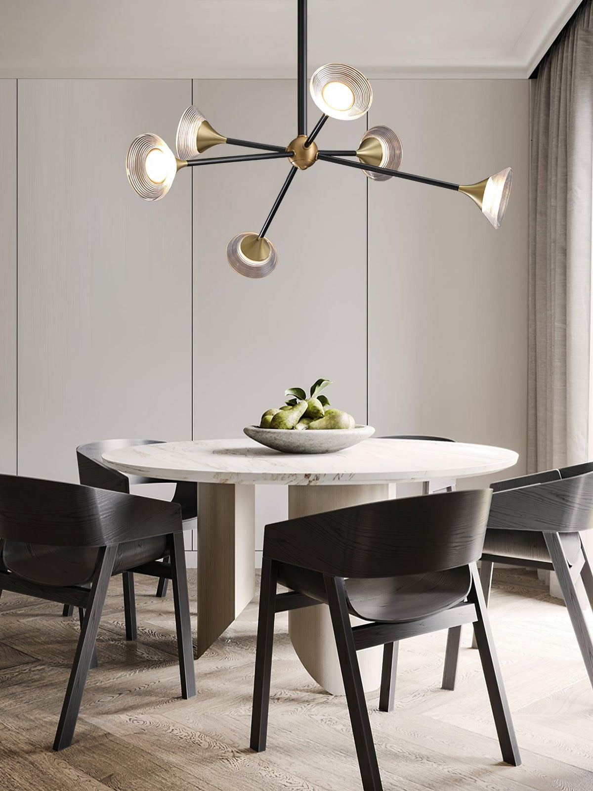 Kesterford Acrylic Chandelier-Moonnatur