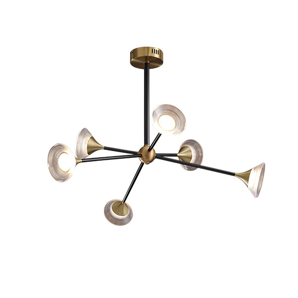 Kesterford Acrylic Chandelier-Moonnatur