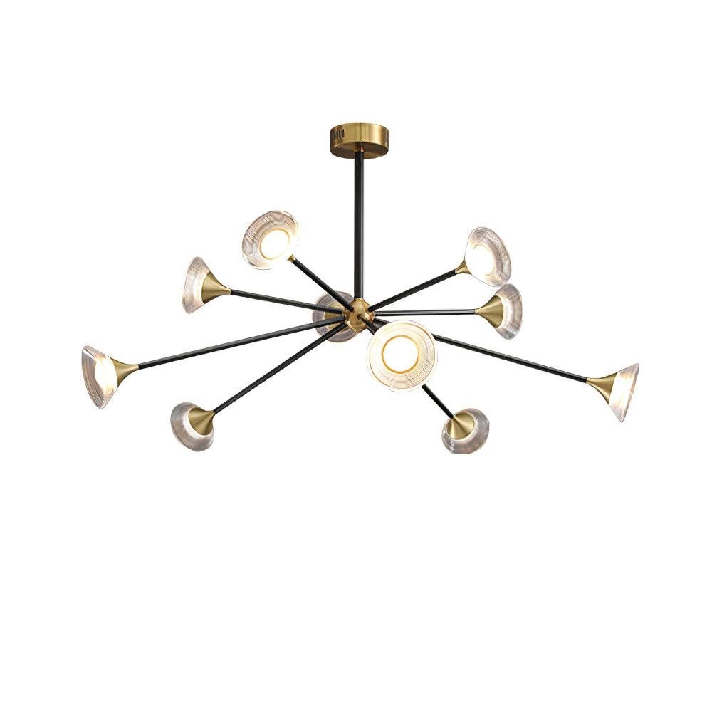 Kesterford Acrylic Chandelier-Moonnatur