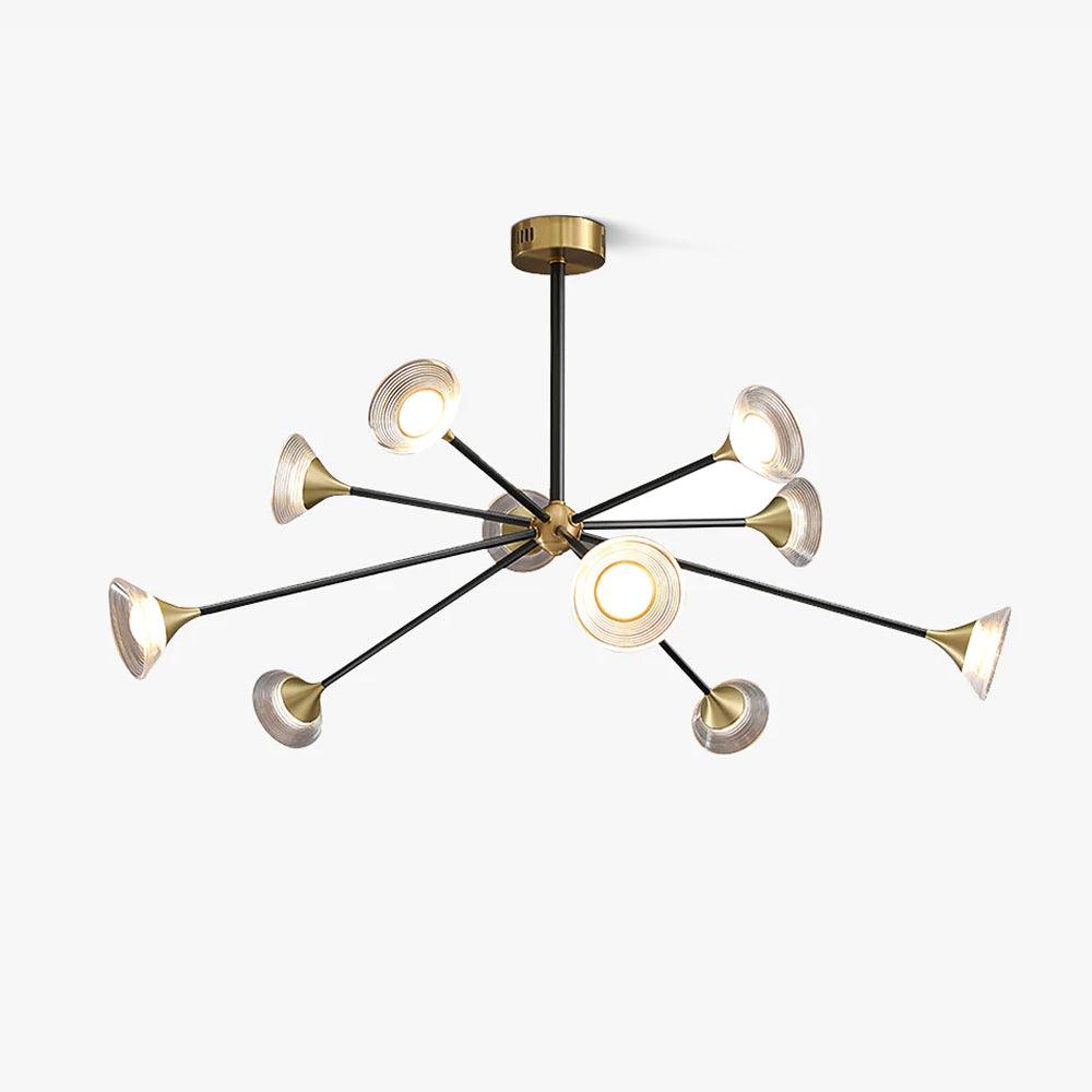 Kesterford Acrylic Chandelier-Moonnatur