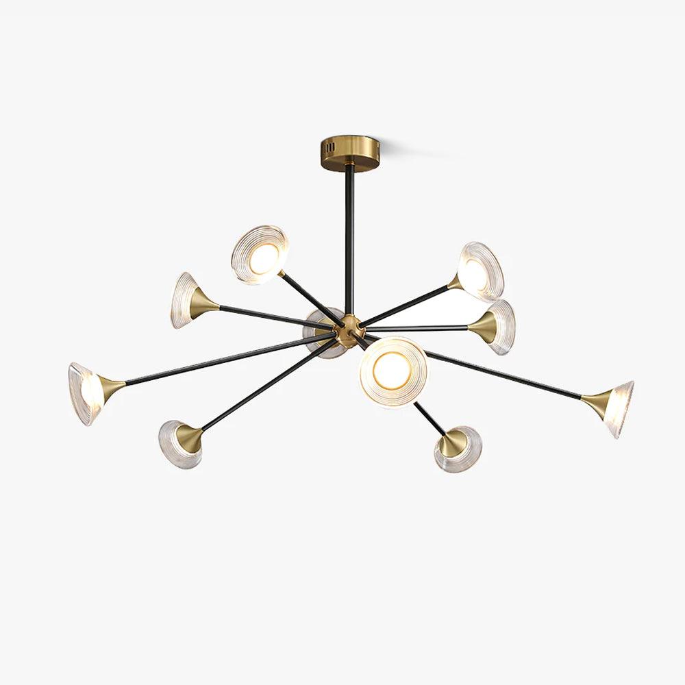 Kesterford Acrylic Chandelier-Moonnatur