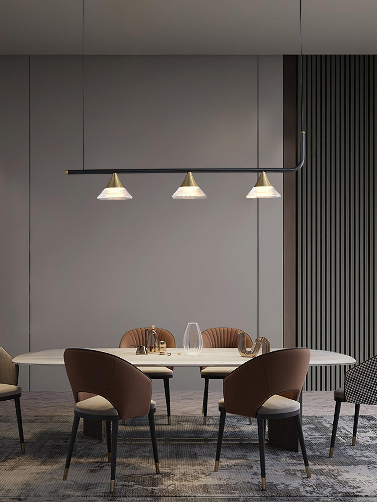 Laderheath Acrylic Pendant Light-Moonnatur