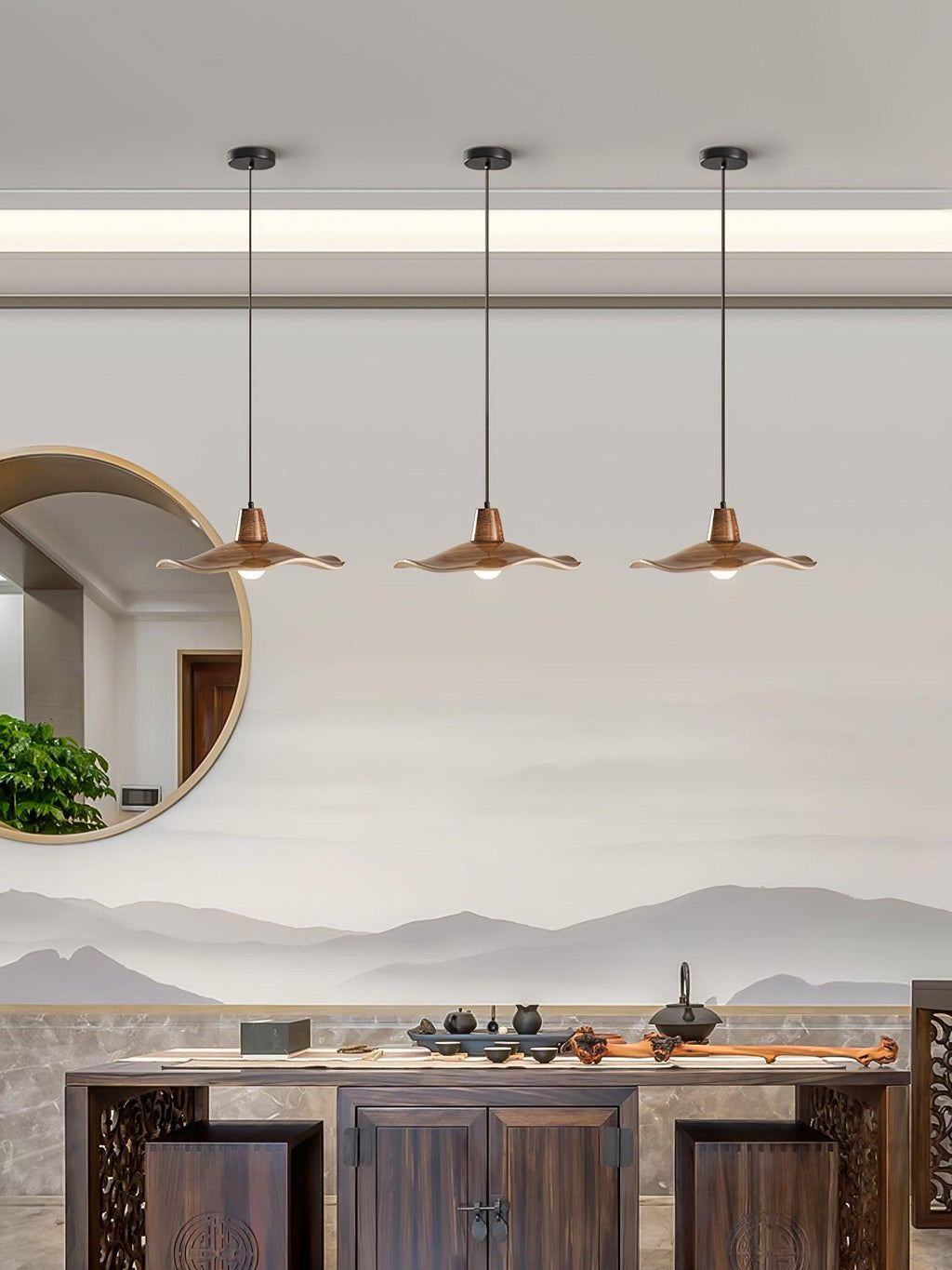 Adaireth Resin Pendant Light-Moonnatur