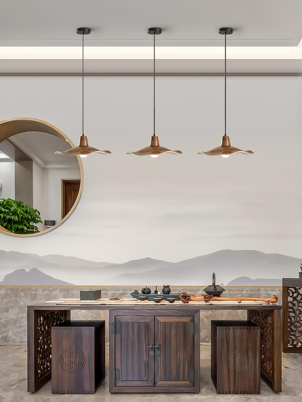 Adaireth Resin Pendant Light-Moonnatur