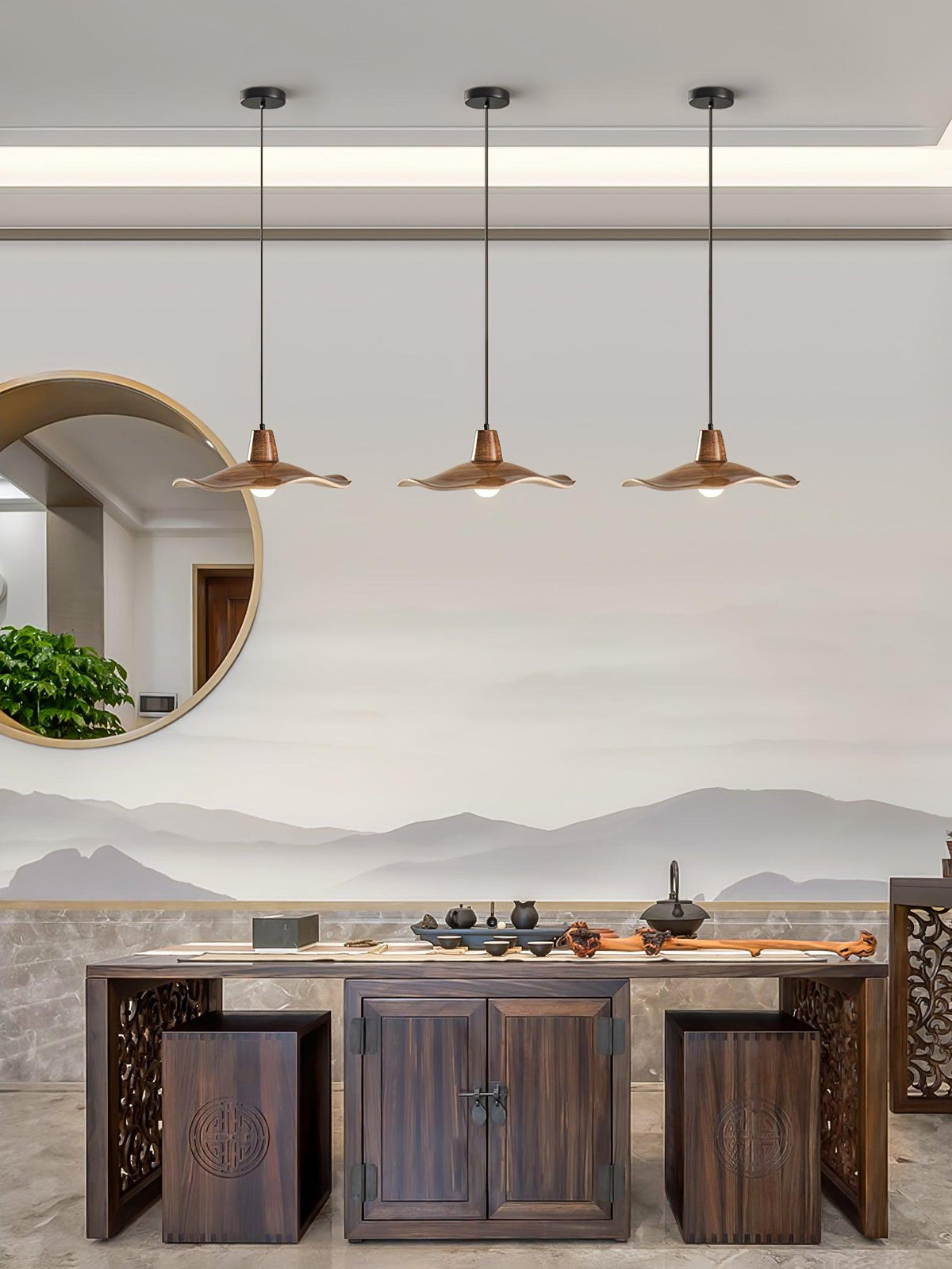 Adaireth Resin Pendant Light-Moonnatur