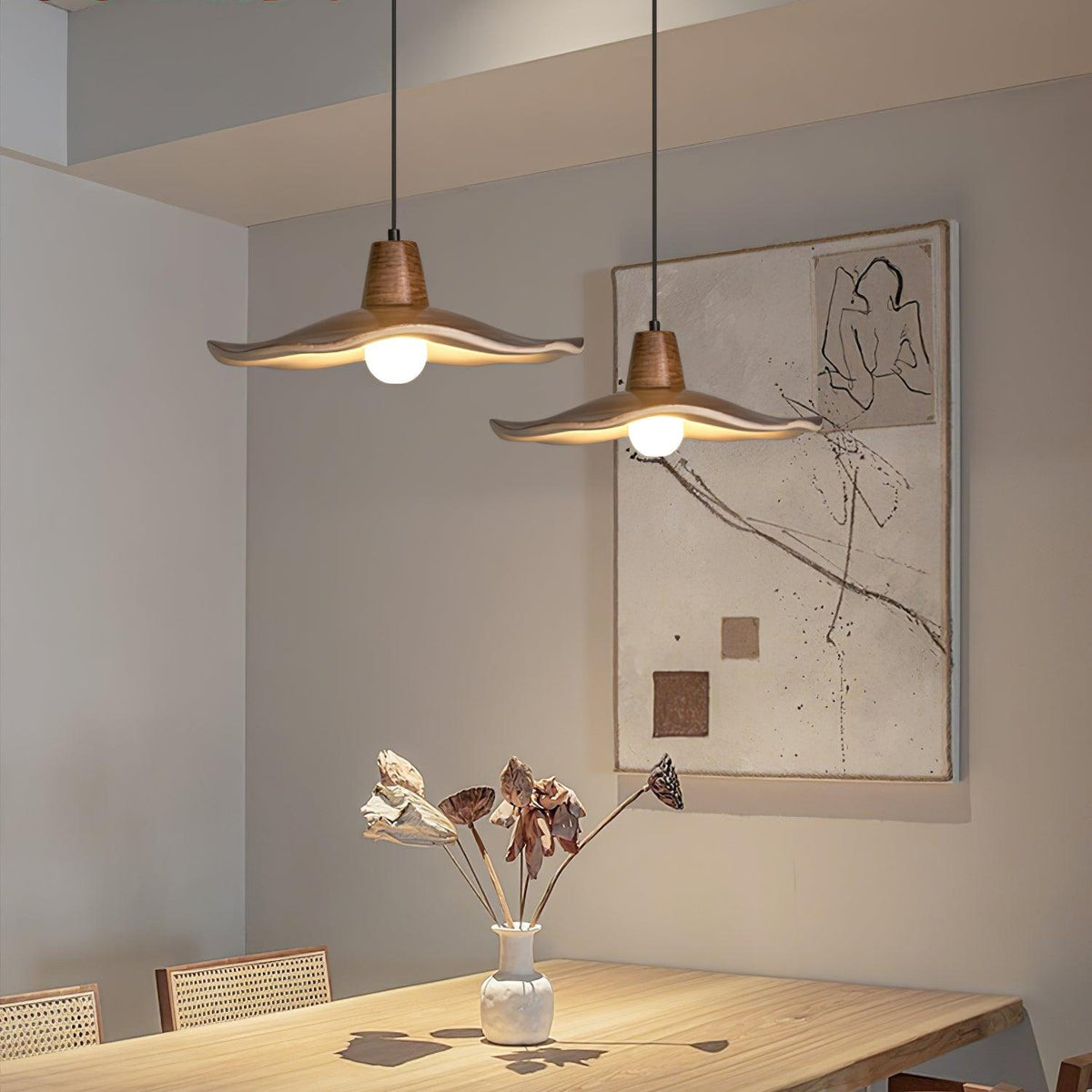 Adaireth Resin Pendant Light-Moonnatur