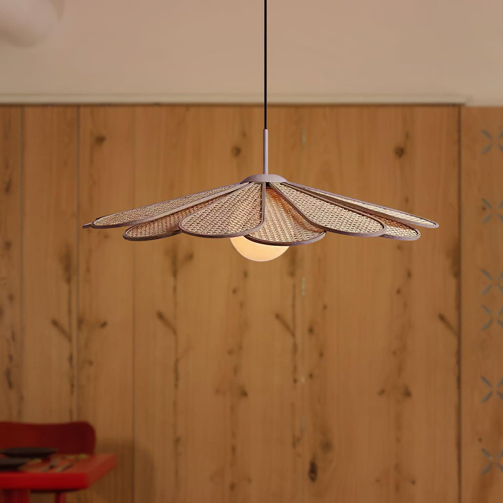 Lindelelle Rattan Pendant Light-Moonnatur