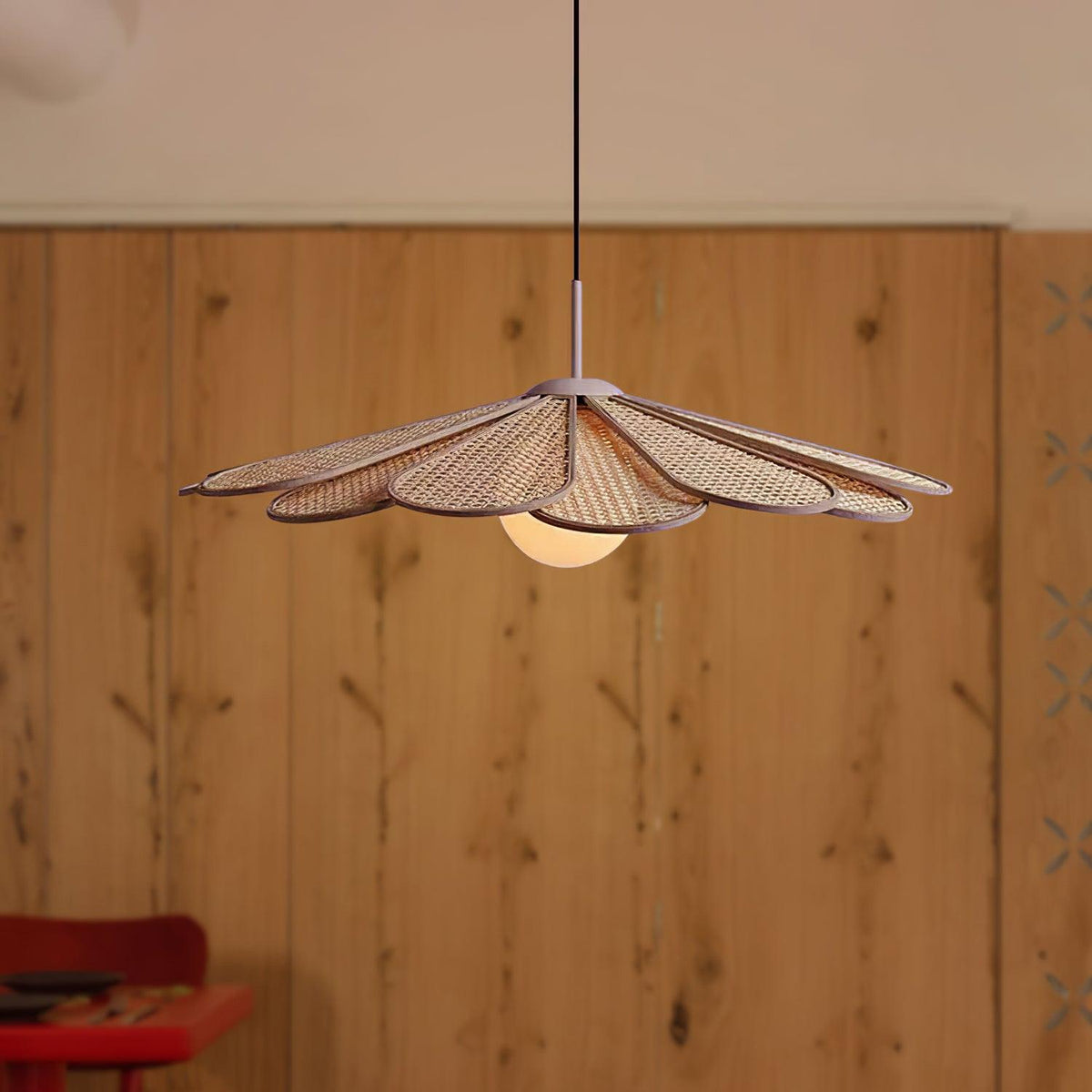 Lindelelle Rattan Pendant Light-Moonnatur