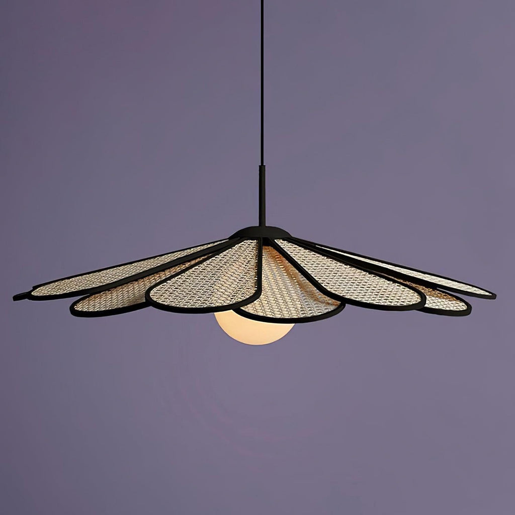 Lindelelle Rattan Pendant Light-Moonnatur