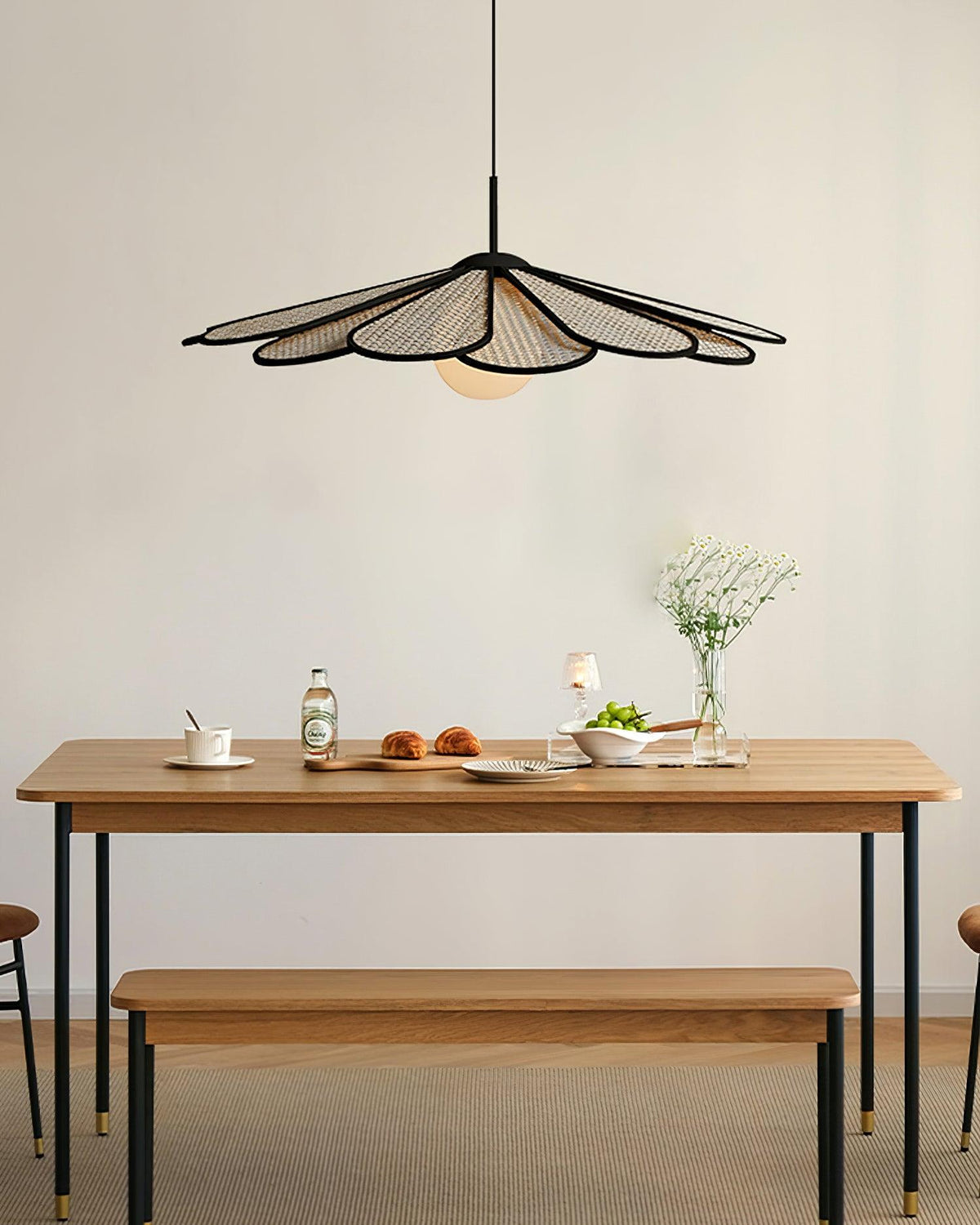 Lindelelle Rattan Pendant Light-Moonnatur