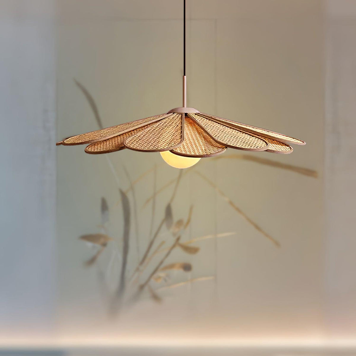 Lindelelle Rattan Pendant Light-Moonnatur