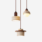 Woldenwren Travertine Pendant Light-Moonnatur