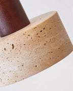 Woldenwren Travertine Pendant Light-Moonnatur