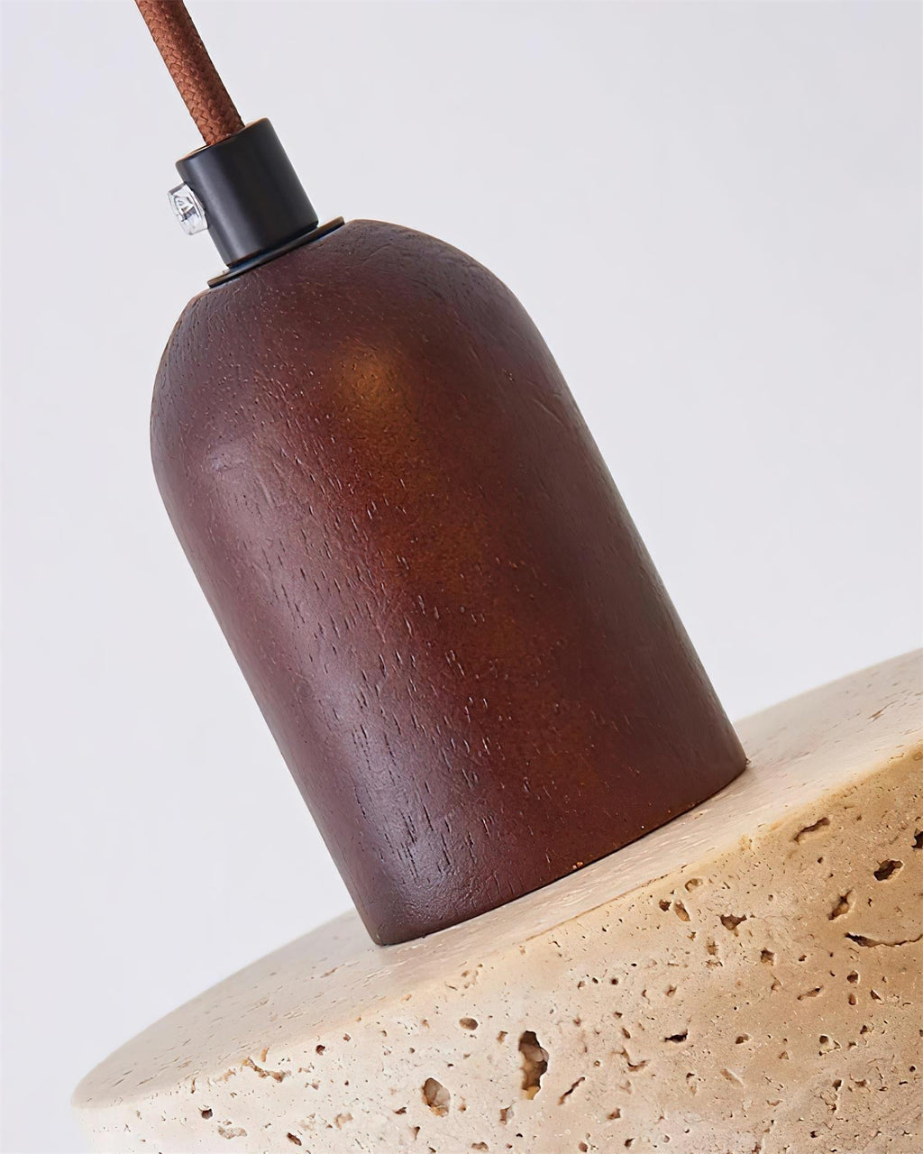 Woldenwren Travertine Pendant Light-Moonnatur