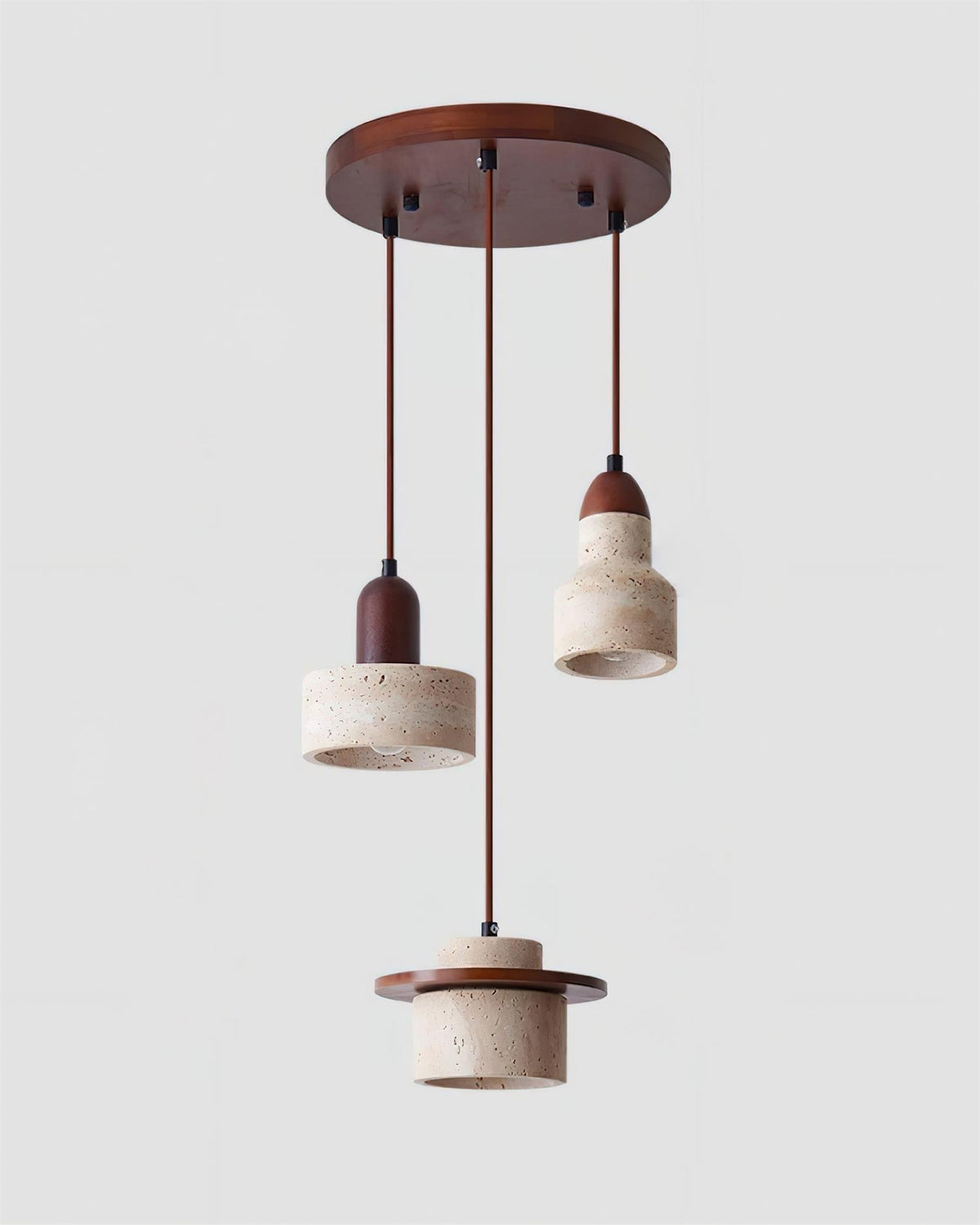 Woldenwren Travertine Pendant Light-Moonnatur