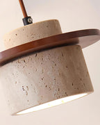 Woldenwren Travertine Pendant Light-Moonnatur