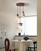 Woldenwren Travertine Pendant Light-Moonnatur