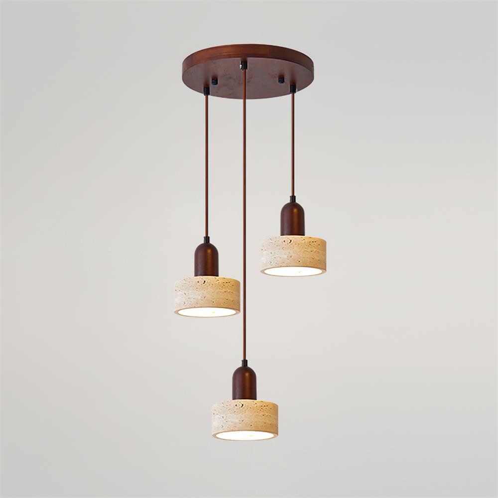 Woldenwren Travertine Pendant Light-Moonnatur