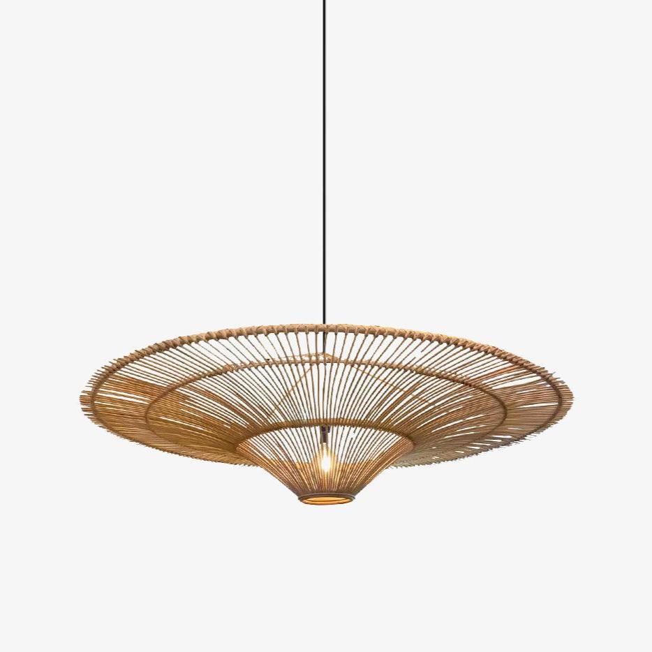 Fennara Rattan Chandelier-Moonnatur