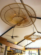 Fennara Rattan Chandelier-Moonnatur