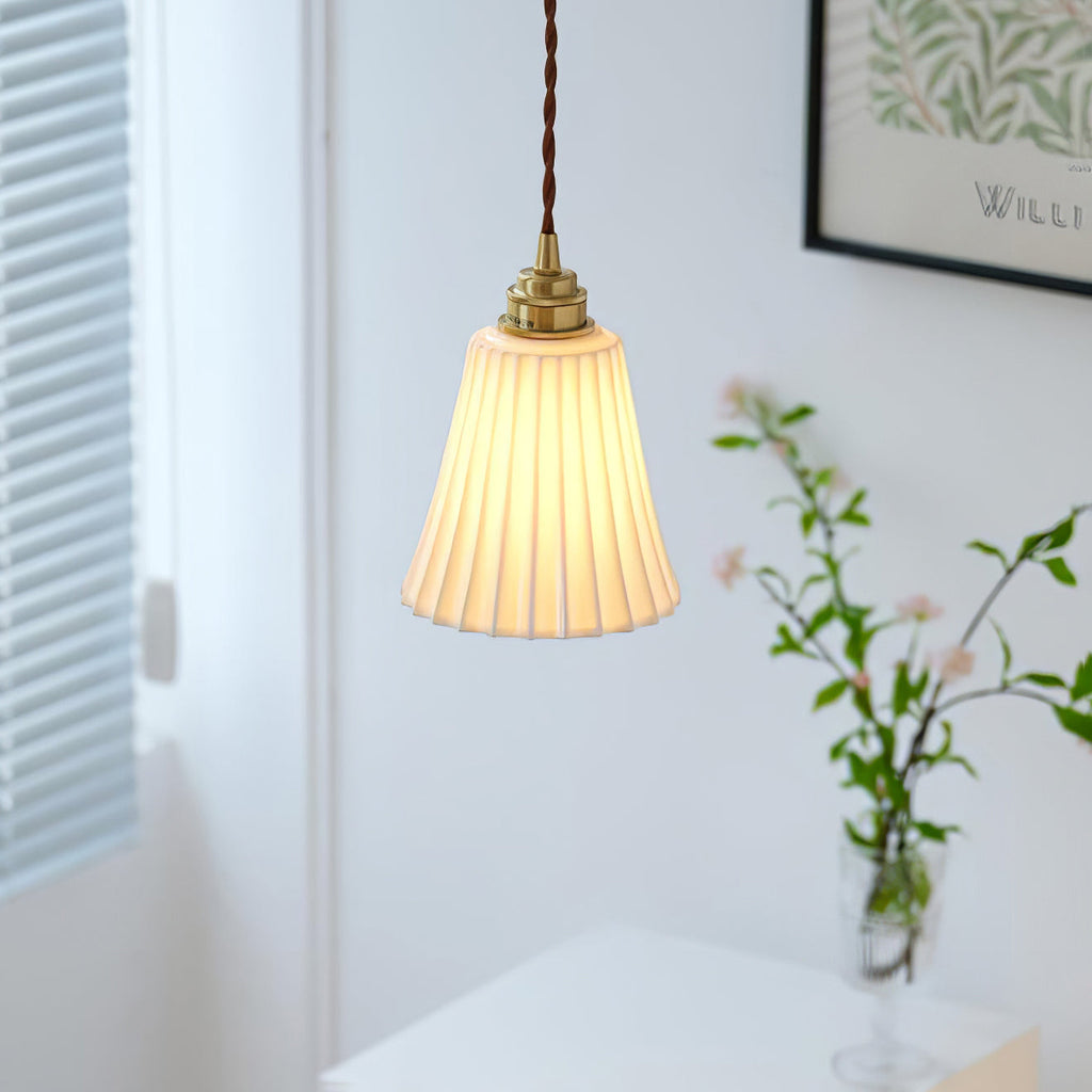 Kenrenina Ceramic Pendant Light-Moonnatur