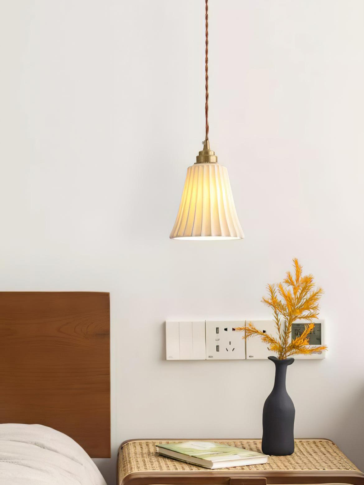 Lorrenwyn Ceramic Pendant Light-Moonnatur