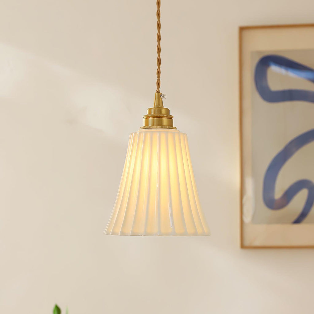 Lorrenwyn Ceramic Pendant Light-Moonnatur