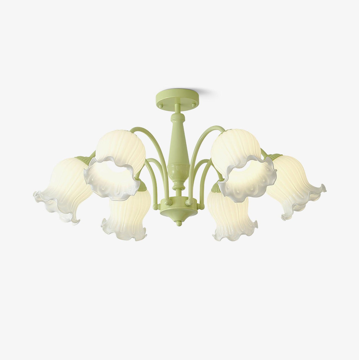 Oakenune Glass Chandelier-Moonnatur