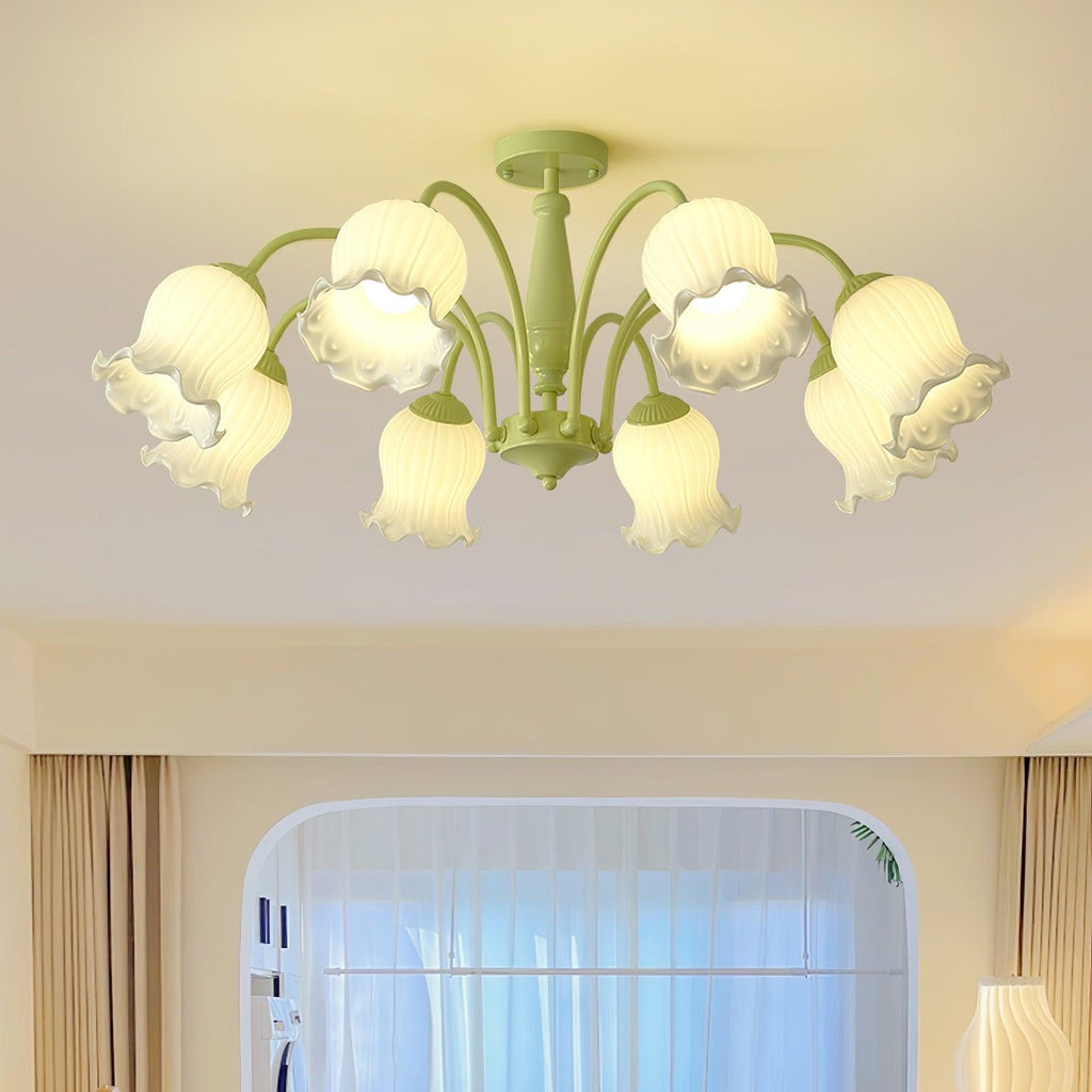 Oakenune Glass Chandelier-Moonnatur