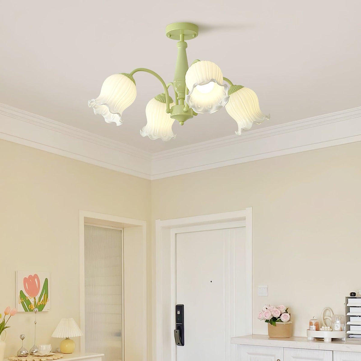Oakenune Glass Chandelier-Moonnatur