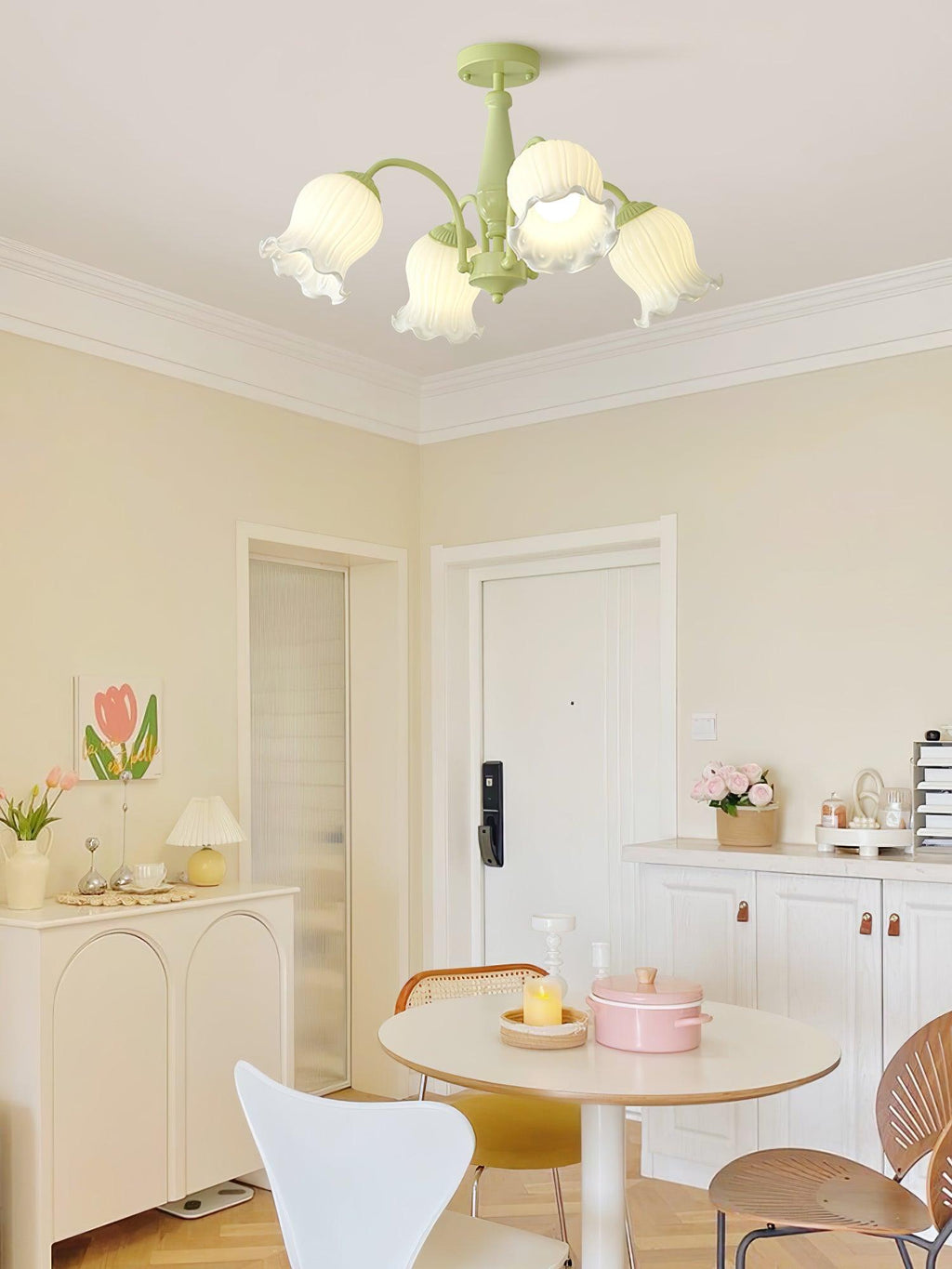 Oakenune Glass Chandelier-Moonnatur
