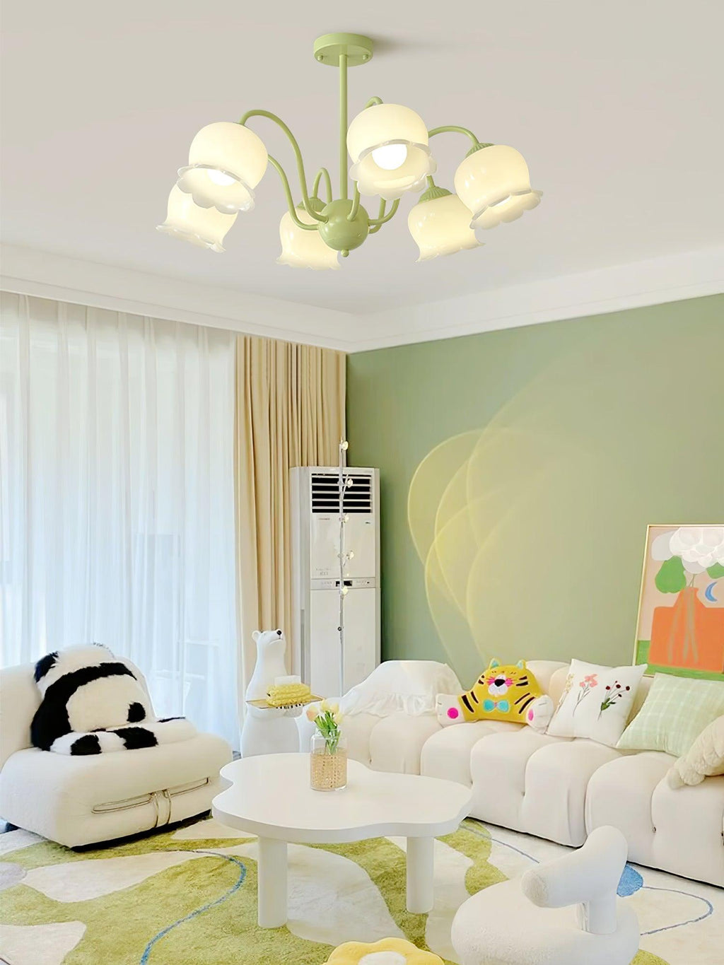 Oakenune Glass Chandelier-Moonnatur