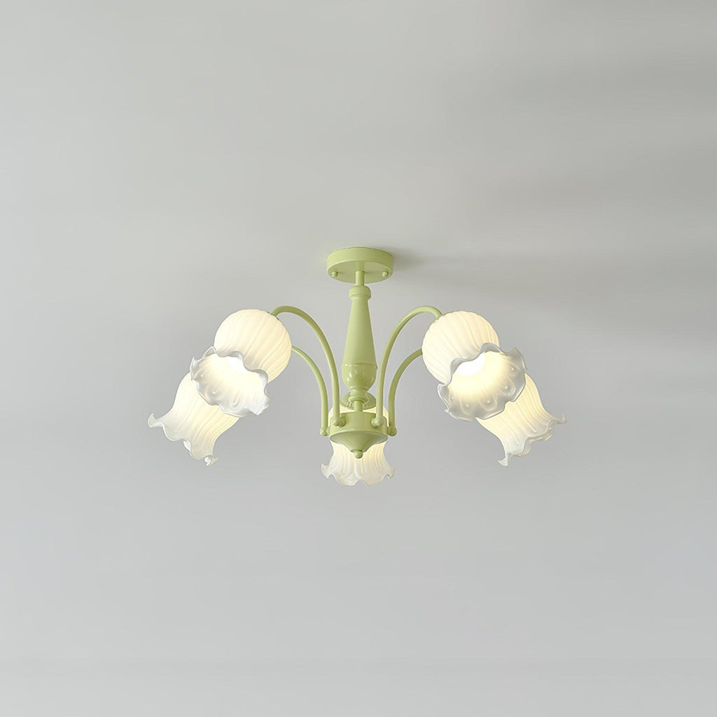 Oakenune Glass Chandelier-Moonnatur