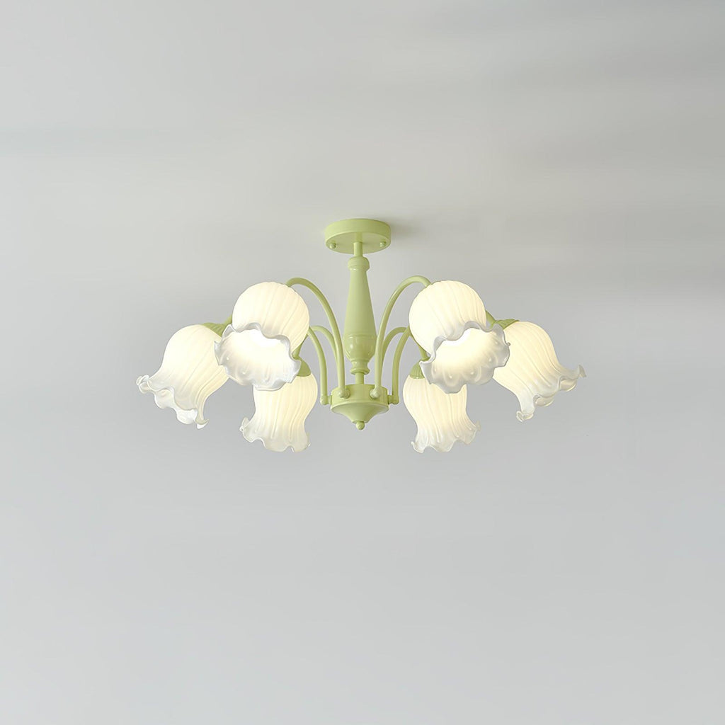 Oakenune Glass Chandelier-Moonnatur