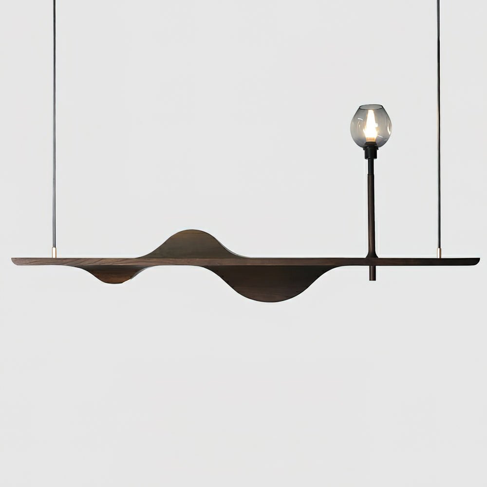 Maelune Wood Pendant Light-Moonnatur