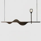Maelune Wood Pendant Light-Moonnatur