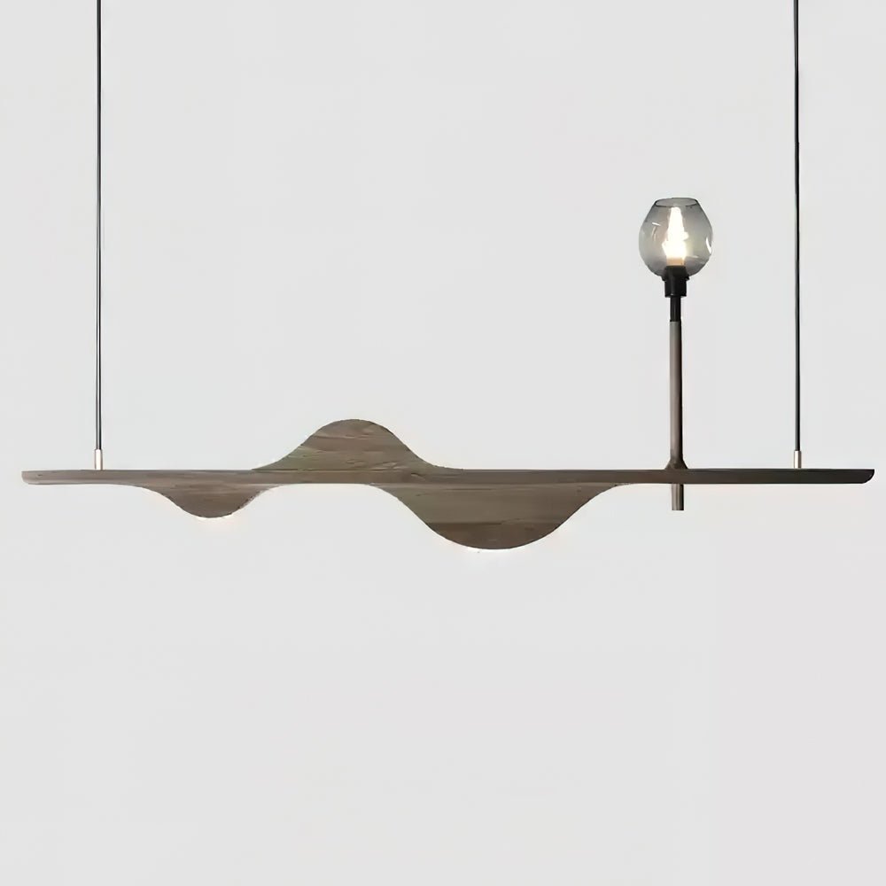 Maelune Wood Pendant Light-Moonnatur