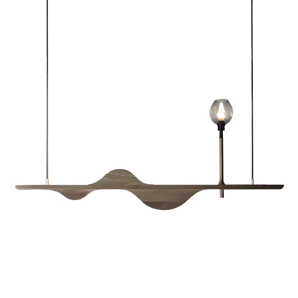 Maelune Wood Pendant Light-Moonnatur