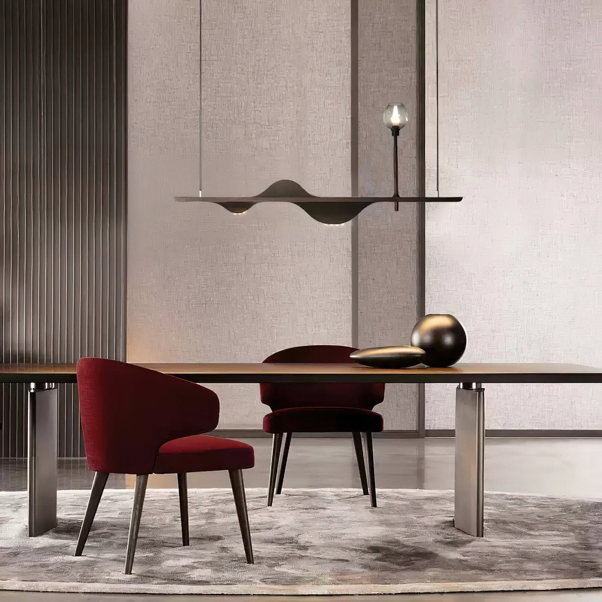 Maelune Wood Pendant Light-Moonnatur