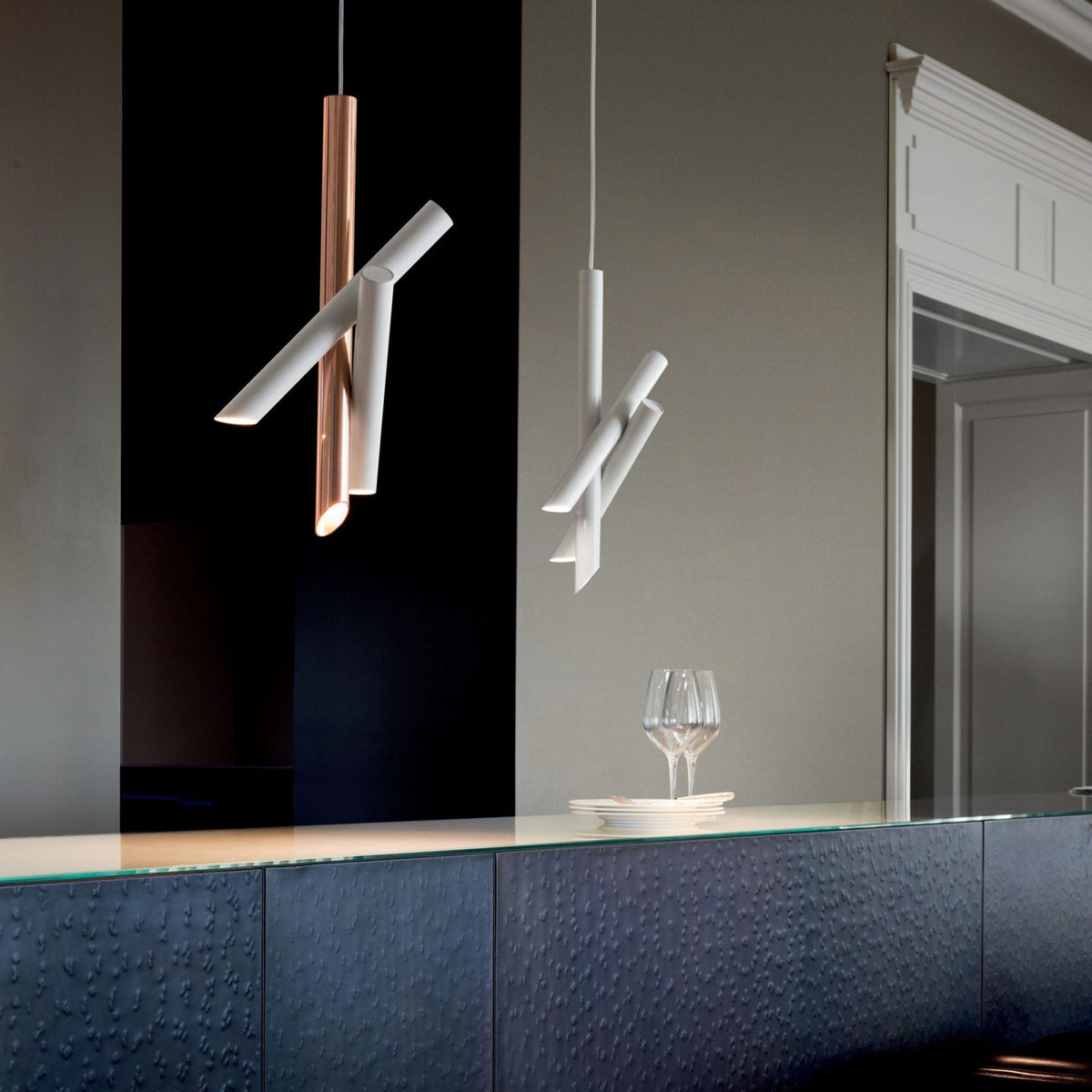 Elarven Aluminium Pendant Light-Moonnatur