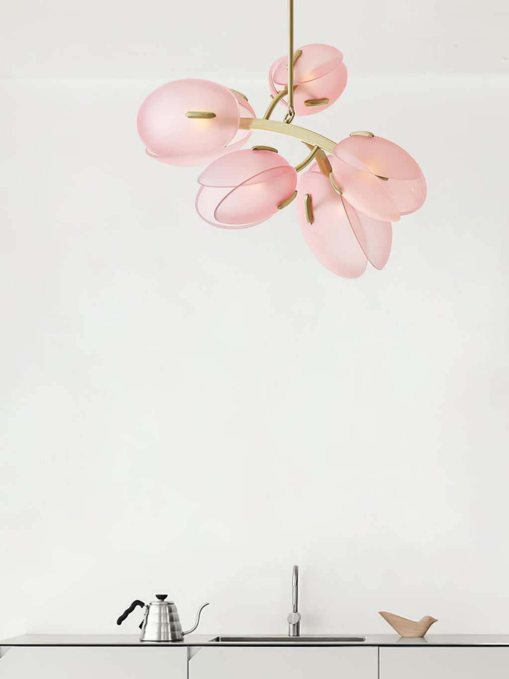 Wrenwyn Glass Chandelier-Moonnatur
