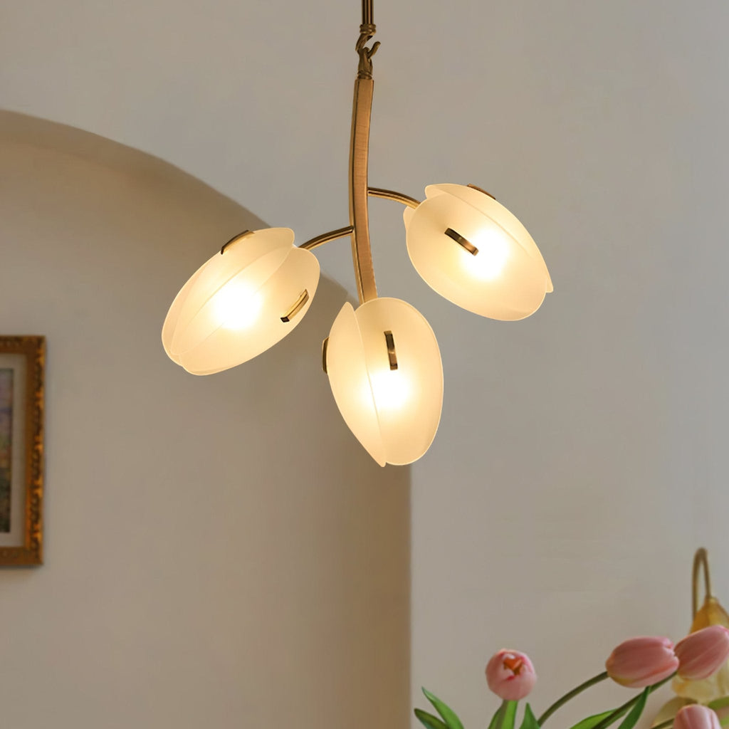 Wrenwyn Glass Chandelier-Moonnatur