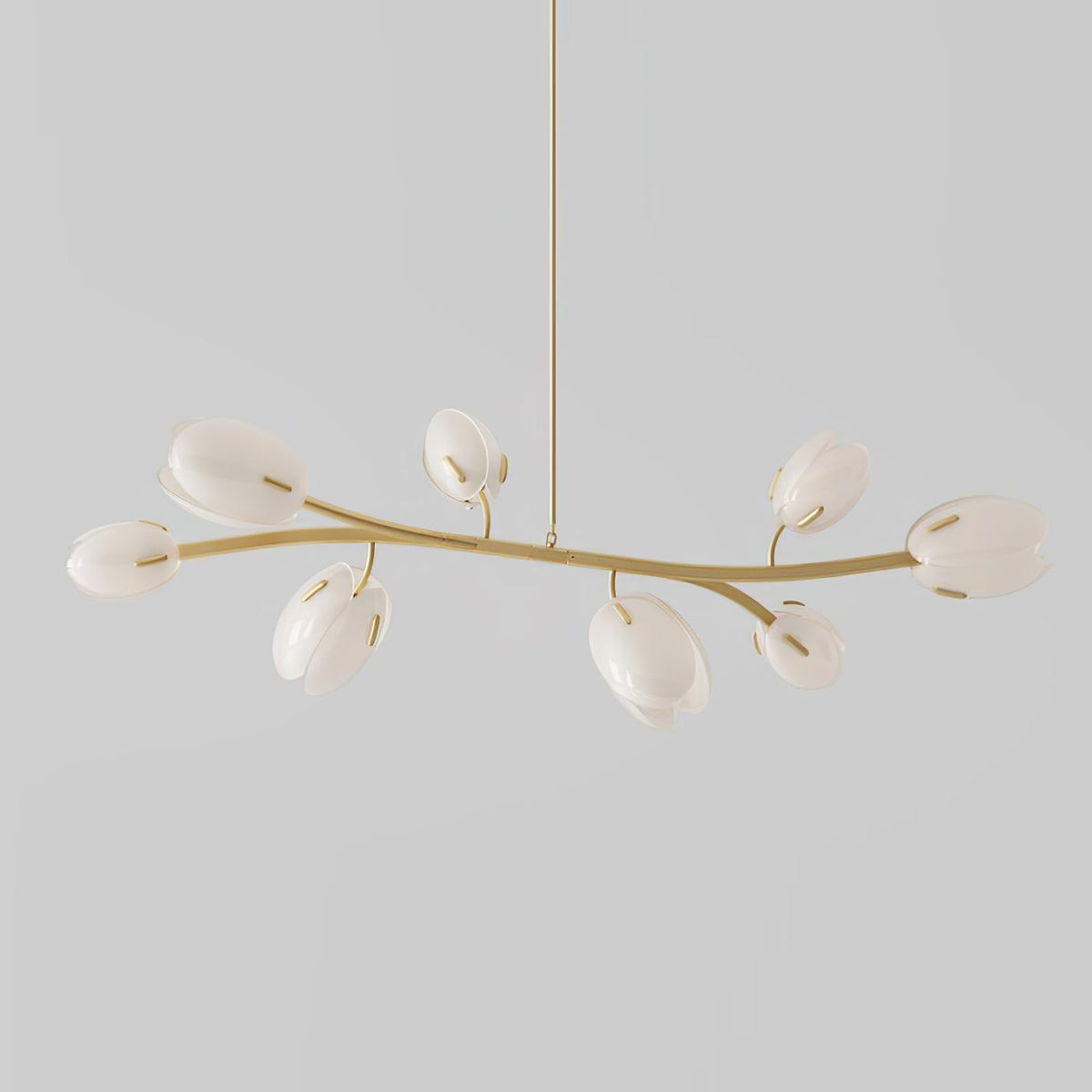 Wrenwyn Glass Chandelier-Moonnatur