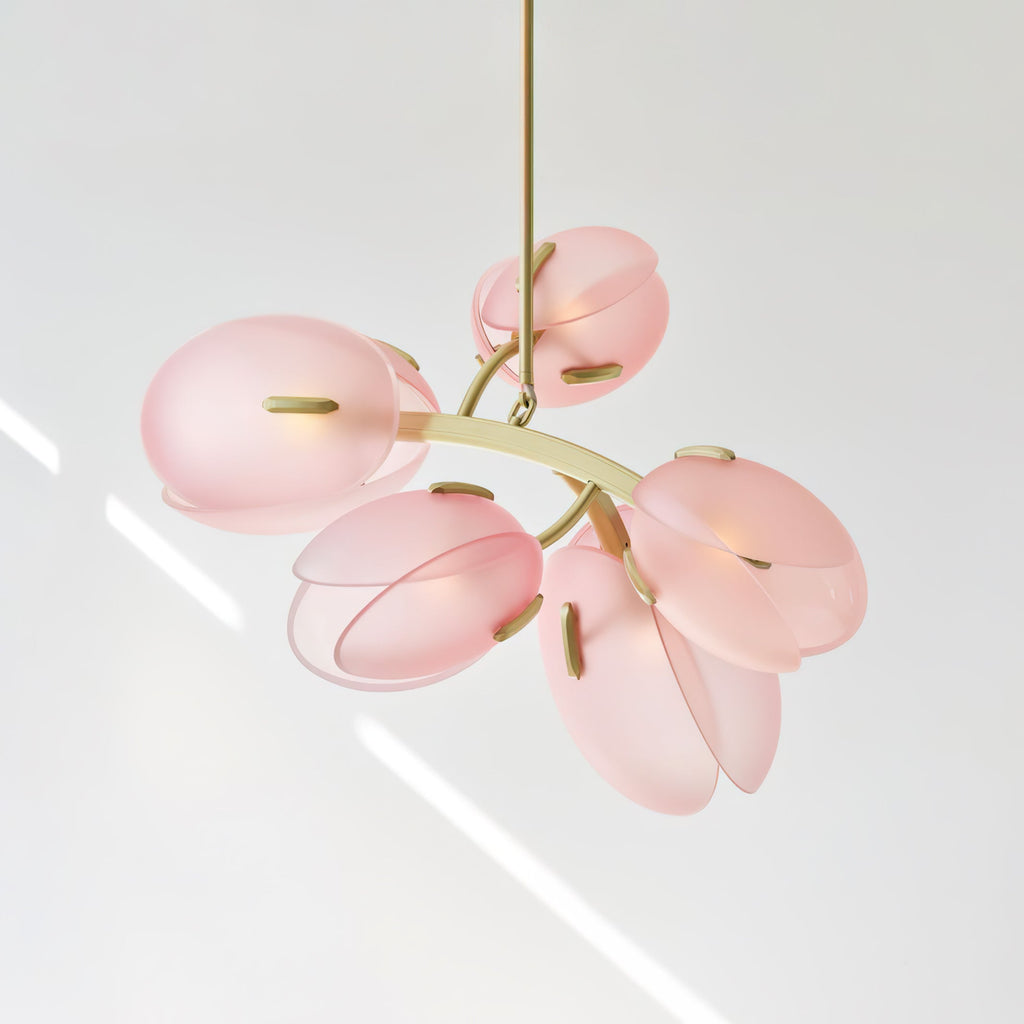 Wrenwyn Glass Chandelier-Moonnatur