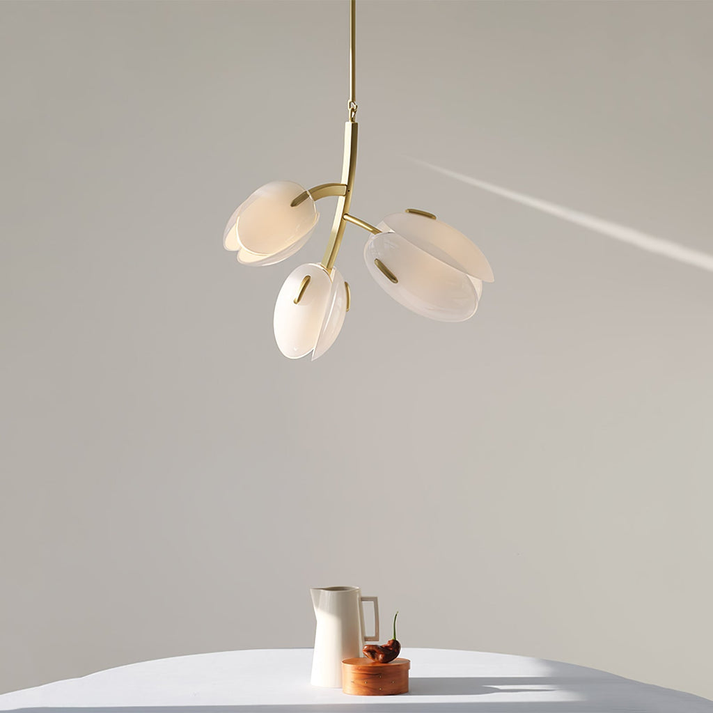 Wrenwyn Glass Chandelier-Moonnatur
