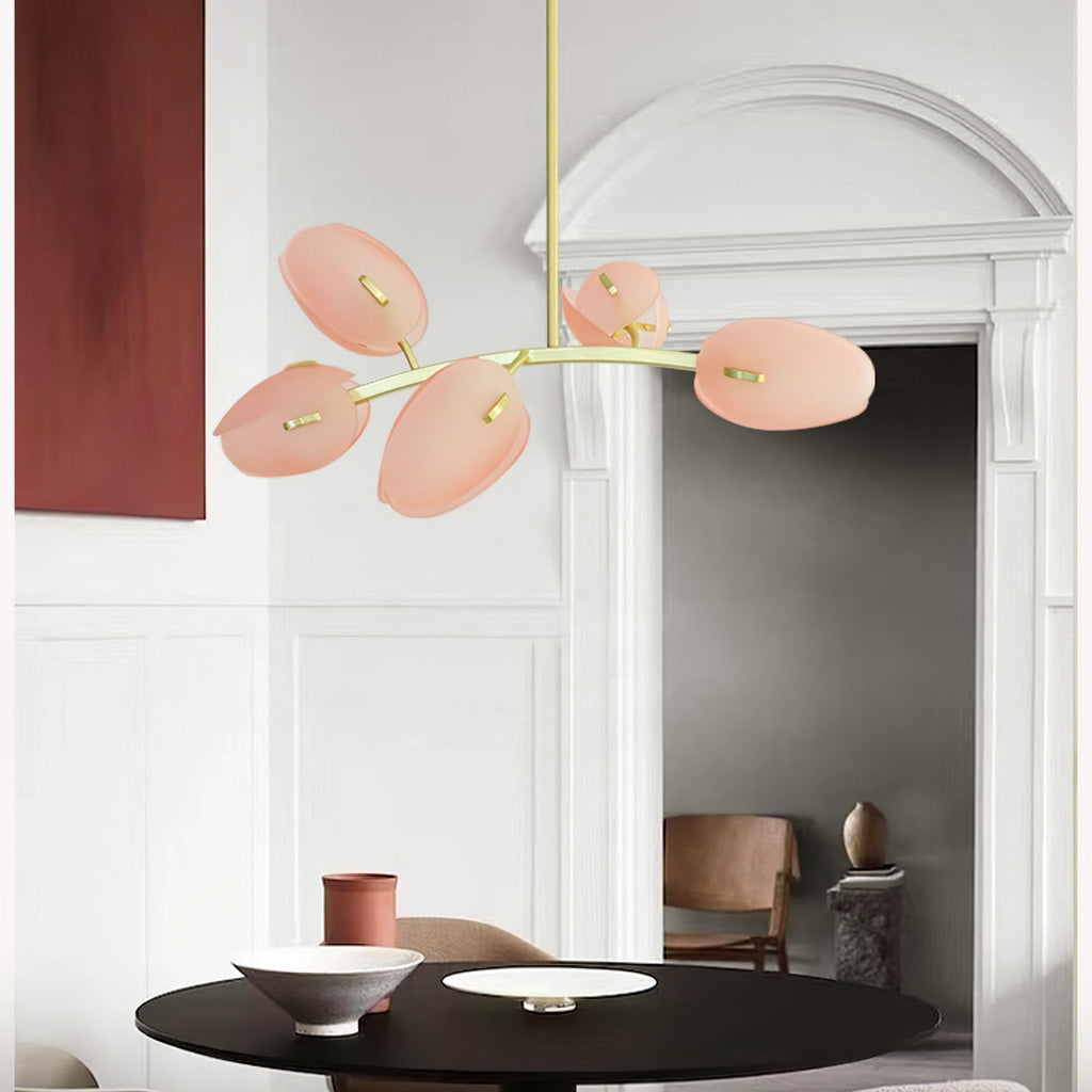 Wrenwyn Glass Chandelier-Moonnatur